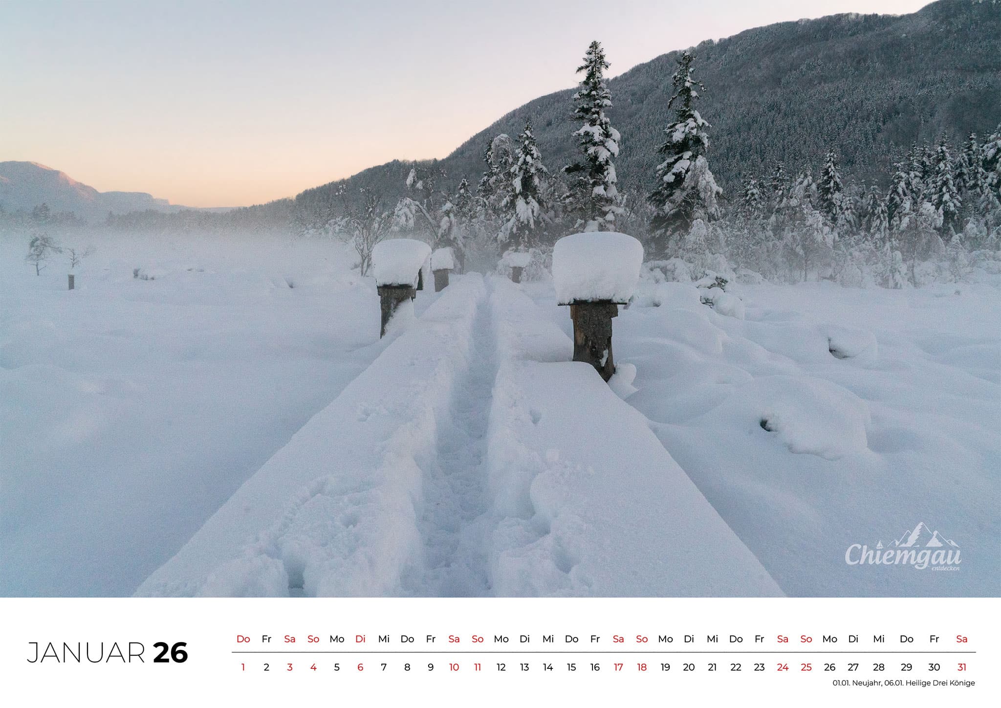 Chiemgau-Kalender 2026 – Ein Jahr voller Bergmomente & Seenzauber – Bild 2