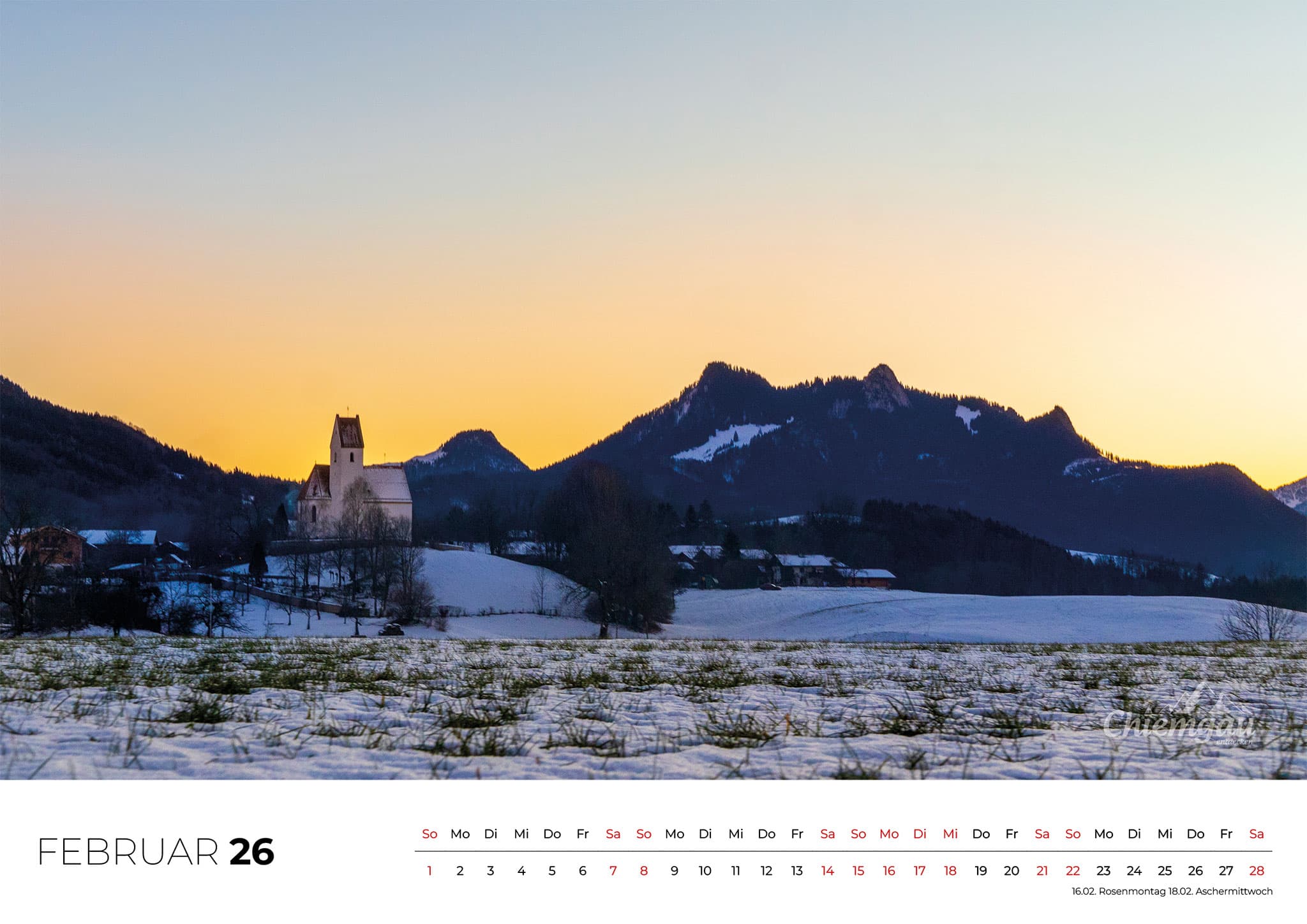 Chiemgau-Kalender 2026 – Ein Jahr voller Bergmomente & Seenzauber – Bild 3