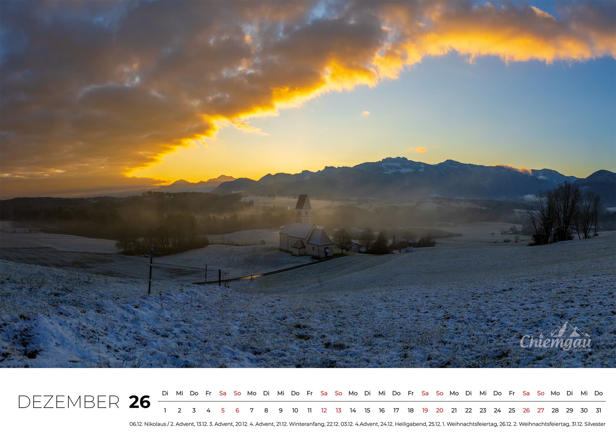 Chiemgau-Kalender 2026 – Ein Jahr voller Bergmomente & Seenzauber – Bild 13