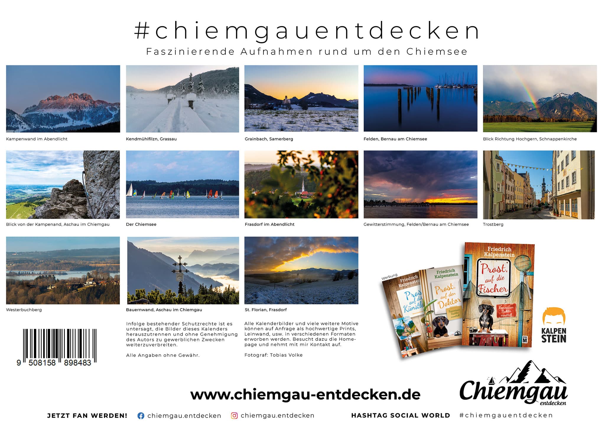 Chiemgau-Kalender 2026 – Ein Jahr voller Bergmomente & Seenzauber – Bild 14